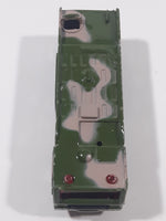 Unknown Brand Military Radar Truck Camouflage Green and Brown Die Cast Toy Car Vehicle