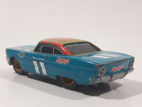 Disney Pixar Cars #11 Mario Andretti Teal Blue Green 427 C.I. Die Cast Toy Race Car Vehicle