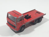 Vintage Majorette Renault Semi Delivery Truck Red 1/100 Die Cast Toy Car Vehicle Made in France