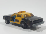 Vintage Majorette No. 240 Chevrolet Impala 444 Taxi Cab Black and Yellow 1/69 Scale Die Cast Toy Car Vehicle - Missing Doors