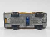 Vintage Majorette No. 240 Chevrolet Impala 444 Taxi Cab Black and Yellow 1/69 Scale Die Cast Toy Car Vehicle - Missing Doors
