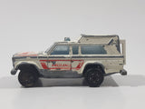 Vintage Majorette No. 269 Ambulance White 1/64 Scale Die Cast Toy Car Vehicle