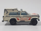 Vintage Majorette No. 269 Ambulance White 1/64 Scale Die Cast Toy Car Vehicle