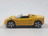 Maisto 2001 Opel Speedster Yellow Die Cast Toy Car Vehicle