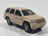 Maisto 1999 Jeep Grand Cherokee Champagne Gold Die Cast Toy Truck SUV Vehicle