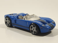 2007 Hot Wheels Ford GTX1 Enamel Blue Die Cast Toy Car Vehicle