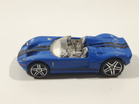2007 Hot Wheels Ford GTX1 Enamel Blue Die Cast Toy Car Vehicle