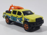 2016 Matchbox Shark Week Series Toyota Tacoma Lifeguard Yellow Die Cast Toy Car Vehicle