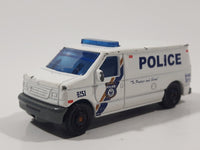 2017 Matchbox Police Ford Panel Van White Die Cast Toy Car Vehicle