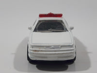 2009 Matchbox Fire Ford Crown Victoria Fire Chief White Die Cast Toy Car Vehicle