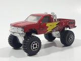 1998 Matchbox Rugged Riders Chevy K-1500 Truck Red Die Cast Toy Truck Vehicle