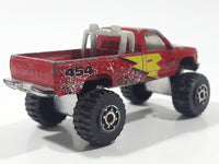 1998 Matchbox Rugged Riders Chevy K-1500 Truck Red Die Cast Toy Truck Vehicle