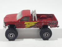 1998 Matchbox Rugged Riders Chevy K-1500 Truck Red Die Cast Toy Truck Vehicle