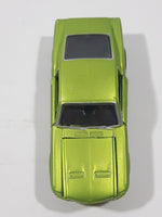 2019 Castline 1968 Ford Mustang Lime Green Die Cast Toy Car Vehicle with Opening Doors and Hood Missing Motor and Seats