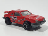 Vintage Majorette No. 220 Mustang SVO Red 1/59 Scale Die Cast Toy Car Vehicle with Opening Hatch