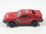 Vintage Majorette No. 220 Mustang SVO Red 1/59 Scale Die Cast Toy Car Vehicle with Opening Hatch