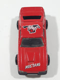Vintage Majorette No. 220 Mustang SVO Red 1/59 Scale Die Cast Toy Car Vehicle with Opening Hatch