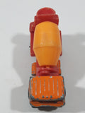Vintage Universal Products No. M1006 Cabover Semi Truck Cement Mixer Orange Red YellowDie Cast Toy Car Vehicle Made in Hong Kong