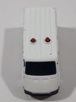 Majorette Sonic Flashers No. 243 Ford Transit Van Ambulance White Die Cast Toy Car Vehicle
