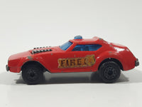 Vintage 1978 Matchbox Lesney Superfast No. 64 Fire Chief Red Die Cast Toy Car Firefighting Vehicle