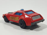 Vintage 1978 Matchbox Lesney Superfast No. 64 Fire Chief Red Die Cast Toy Car Firefighting Vehicle