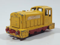 Vintage 1978 Lesney Matchbox Superfast No. 24 Shunter Train Locomotive Yellow Die Cast Toy Car Railway Railroad Vehicle