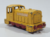 Vintage 1978 Lesney Matchbox Superfast No. 24 Shunter Train Locomotive Yellow Die Cast Toy Car Railway Railroad Vehicle