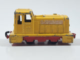 Vintage 1978 Lesney Matchbox Superfast No. 24 Shunter Train Locomotive Yellow Die Cast Toy Car Railway Railroad Vehicle