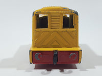 Vintage 1978 Lesney Matchbox Superfast No. 24 Shunter Train Locomotive Yellow Die Cast Toy Car Railway Railroad Vehicle