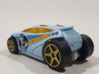2018 Hot Wheels Disney Mickey & Friends Donald Duck Vandetta Light Blue Die Cast Toy Car Vehicle