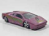 2002 Maisto Ultimate Marvel Lamborghini Diablo Green Goblin Metallic Purple Pink 1/64 Scale Die Cast Toy Dream Super Car Vehicle