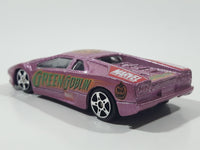 2002 Maisto Ultimate Marvel Lamborghini Diablo Green Goblin Metallic Purple Pink 1/64 Scale Die Cast Toy Dream Super Car Vehicle