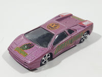 2002 Maisto Ultimate Marvel Lamborghini Diablo Green Goblin Metallic Purple Pink 1/64 Scale Die Cast Toy Dream Super Car Vehicle