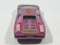 2002 Maisto Ultimate Marvel Lamborghini Diablo Green Goblin Metallic Purple Pink 1/64 Scale Die Cast Toy Dream Super Car Vehicle