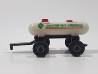 Tomy ERTL John Deere Anhydrous Ammonia Tank Trailer White and Black Die Cast and Plastic Toy Farming Machinery Vehicle H0516YL01