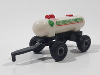 Tomy ERTL John Deere Anhydrous Ammonia Tank Trailer White and Black Die Cast and Plastic Toy Farming Machinery Vehicle H0516YL01