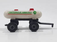 Tomy ERTL John Deere Anhydrous Ammonia Tank Trailer White and Black Die Cast and Plastic Toy Farming Machinery Vehicle H0516YL01