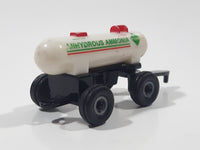 Tomy ERTL John Deere Anhydrous Ammonia Tank Trailer White and Black Die Cast and Plastic Toy Farming Machinery Vehicle H0516YL01