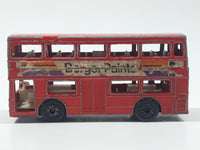 Vintage 1972 Lesney Matchbox Superfast No. 17 The Londoner Bus Berger Paints Red Die Cast Toy Car Vehicle