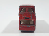 Vintage 1972 Lesney Matchbox Superfast No. 17 The Londoner Bus Berger Paints Red Die Cast Toy Car Vehicle