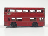 Vintage 1972 Lesney Matchbox Superfast No. 17 The Londoner Bus Berger Paints Red Die Cast Toy Car Vehicle