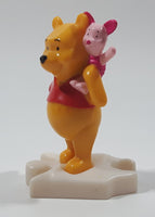 2000 McDonald's Disney Winnie The Pooh and Piglet 3 1/2" Tall Plastic Toy Figure Puzzle Piece