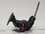 1994 F-P Fisher Price Great Adventures Black Medieval Knight 2 3/8" Tall Toy Action Figure