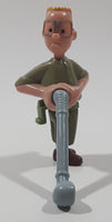 1999 McDonald's Disney Recess Gus with Golf Club 3 1/4" Tall Toy Figure