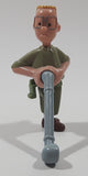 1999 McDonald's Disney Recess Gus with Golf Club 3 1/4" Tall Toy Figure