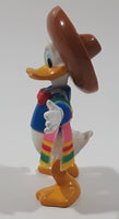 Disney The Three Caballeros Mexican Donald Duck with Sombrero and Colorful Fabric Towel Articulated Toy Action Figure