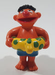 1980s Applause Muppets Sesame Street "Ernie Wearing a Float" PVC Toy Figure