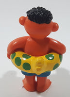 1980s Applause Muppets Sesame Street "Ernie Wearing a Float" PVC Toy Figure