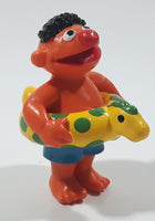 1980s Applause Muppets Sesame Street "Ernie Wearing a Float" PVC Toy Figure