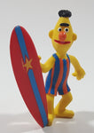 1980s Applause Muppets Sesame Street "Bert with a Surfboard" PVC Toy Figure